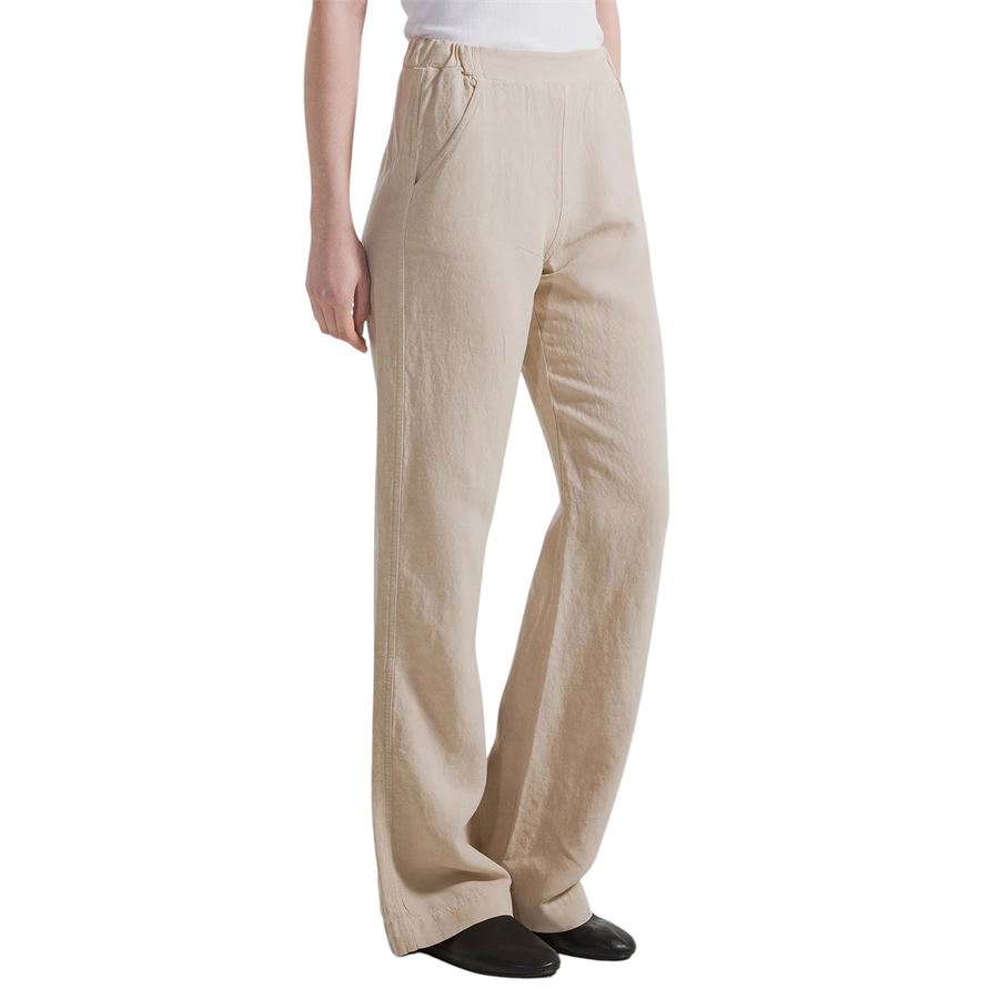 Pantalone tuta misto lino e lyocell beige da donna Deha | D2266537105